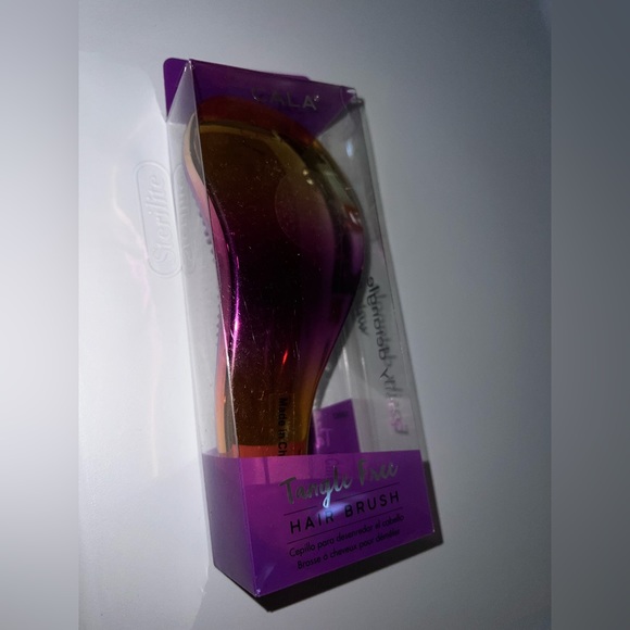 BRUSH metallic ombré glam wet/dry Detangler NEW mod modern chrome gold purple - Picture 4 of 6